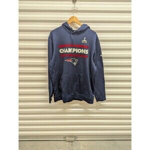 Nike Size XL ThermaFit New England Patriots NFL Super Bowl Champions Hoodie